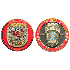 Kansas City KCPD Missouri Police Stadium Detail Championship Challenge Coin KC BL17-023