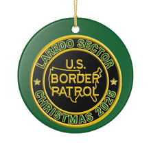 Load image into Gallery viewer, LAREDO SECTOR BORDER PATROL BPA 3" CERAMIC CHRISTMAS ORNAMENT  MADE IN THE USA SHIPS FROM USA