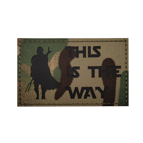 Camo Mandalorian Star Wars Embroidered Hook And Loop Tactical Morale Patch Set Ships Free In The USA PAT-793