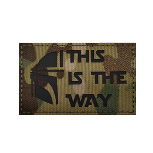 Camo Mandalorian Half Helmet Star Wars Embroidered Hook And Loop Tactical Morale Patch Set Ships Free In The USA PAT-786