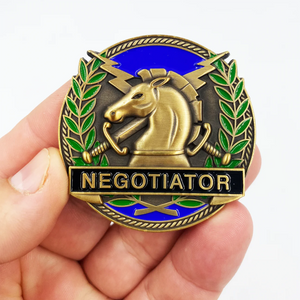 HSI Special Agent Thin Blue Line Negotiator Challenge Coin GL13-005