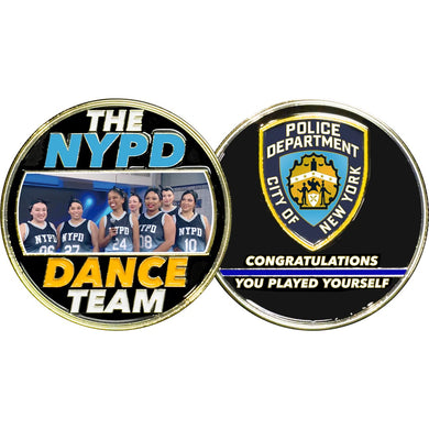 NYPD Dance Team Challenge Coin