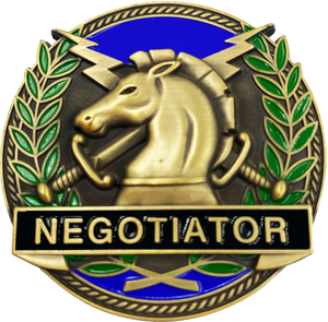 FAM Federal Air Marshal Thin Blue Line Negotiator Challenge Coin GL13-004