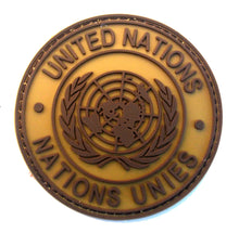 Load image into Gallery viewer, United Nations 3&quot; PVC Hook and Loop PatchShips Free From The USA PAT-833 834C 835B