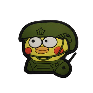 Funny Army Marine Chicken PVC  Hook and Loop Morale Patch Army Navy USMC Air Force LEO Ships Free Fron The USA PAT-831 832