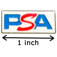 Load image into Gallery viewer, PSA Collectors Universe Lapel Pin Professional Sports Authentication Card Grading PBX-007-B P-236