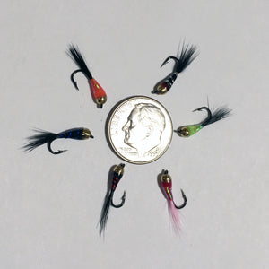 Perdigon Nymph Wet Flies Set Of 6 Ships Free In The USA Trout Bass Euro Nymph Wet Fly Fishing