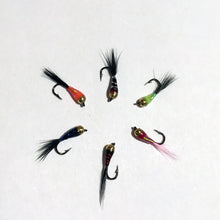 Load image into Gallery viewer, Perdigon Nymph Wet Flies Set Of 6 Ships Free In The USA Trout Bass Euro Nymph Wet Fly Fishing