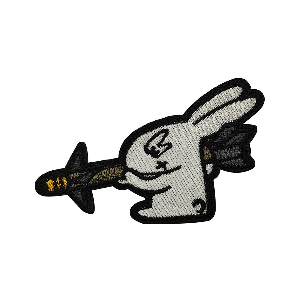 Parody Rocket Launching Bunny RPG Rabbit Hook and Loop Tactical Morale Patch Free Shipping In The USA Ships From The USA PAT-924