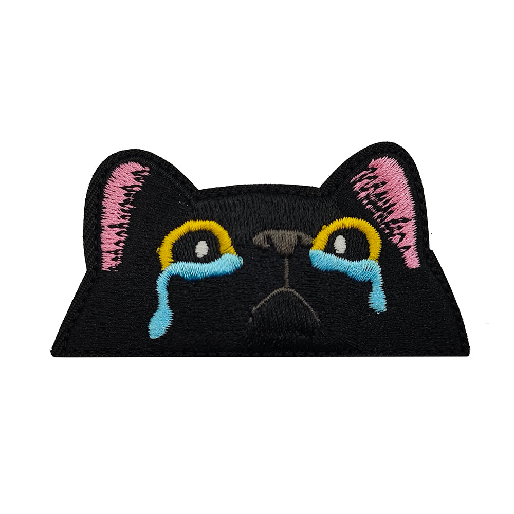 Kitty Crying Cat  Hook and Loop Tactical Morale Patch Free Shipping In The USA Ships From The USA PAT-917