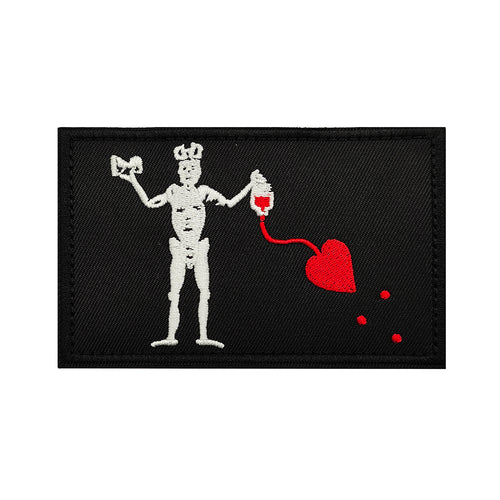 Parody Pirate Blackbeard Medic EMT Paramedic Corpsman Doctor Nurse Tactical Hook and Loop Morale Patch Ships Free In The USA Ships From The USA PAT-927