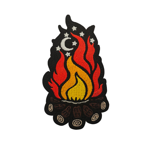 Camping Hiking Outdoors Mafin Campfire Hook Loop Tactical Morale Embroidered Patch Hook and Loop Tactical Morale Patch Free USA Shipping PAT-959