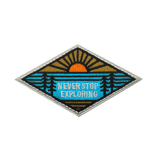 Camping Hiking Outdoors Never Stop Exploring Hook Loop Tactical Morale Embroidered Patch Hook and Loop Tactical Morale Patch Free USA Shipping PAT-960