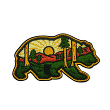 Load image into Gallery viewer, Camping Outdoors Bear Hook Loop Tactical Morale Embroidered Patch Hook and Loop Tactical Morale Patch Free USA Shipping PAT-961/961A