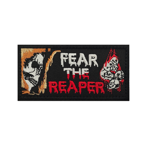 Fear The Reaper Embroidered Hook and Loop Tactical Morale Patch Free USA Shipping PAT-940