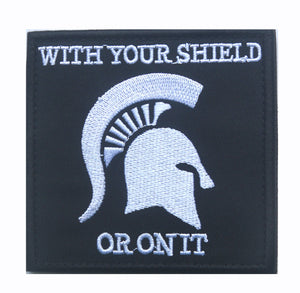Spartan Valhalla With Your Shield Or On It Hook and Loop Morale Patch FREE USA SHIPPING SHIPS FROM USA PAT-920