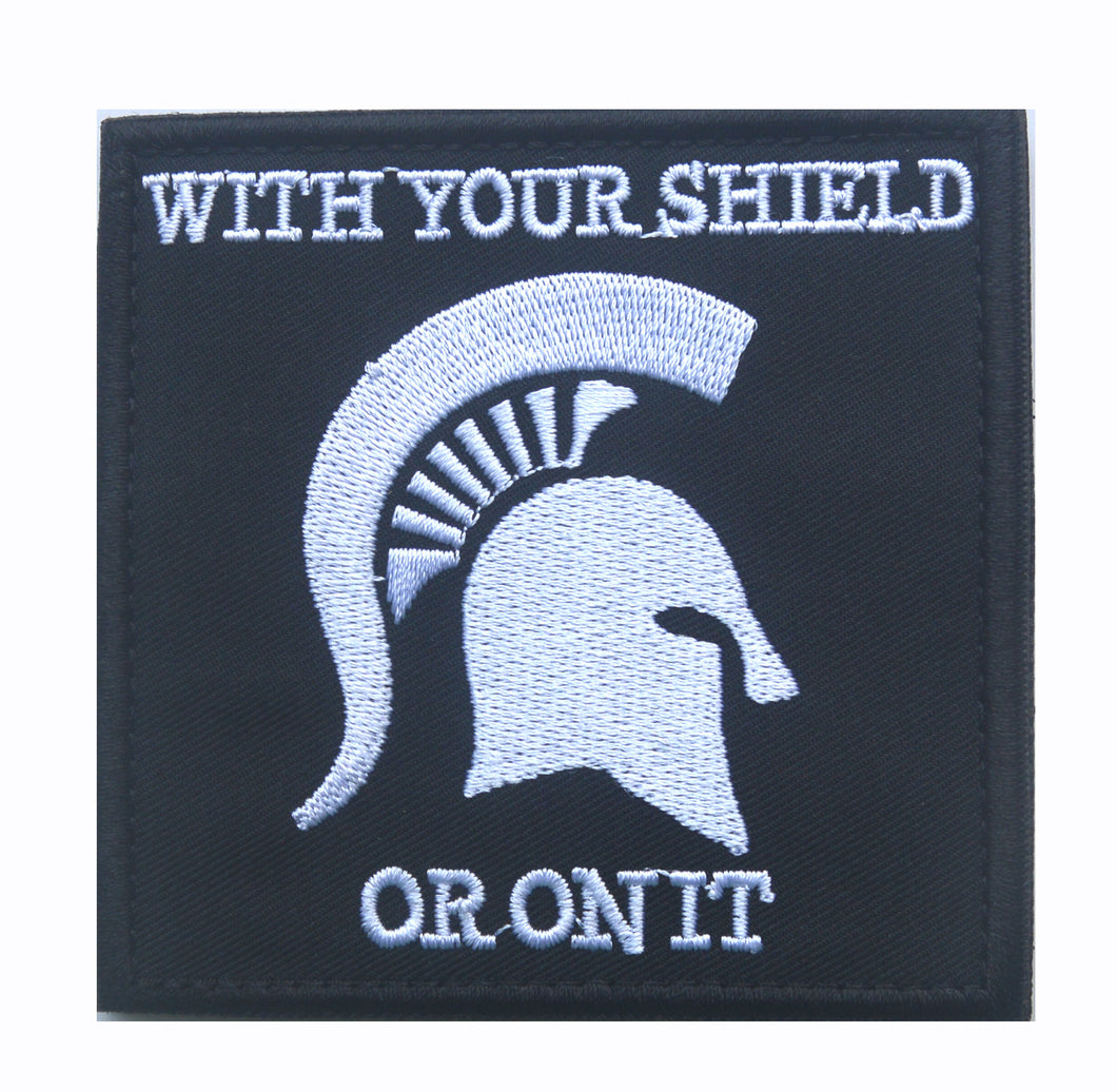 Spartan Valhalla With Your Shield Or On It Hook and Loop Morale Patch FREE USA SHIPPING SHIPS FROM USA