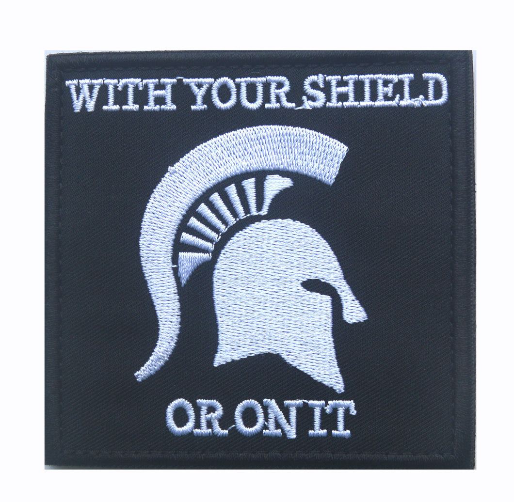 Spartan Valhalla With Your Shield Or On It Hook and Loop Morale Patch FREE USA SHIPPING SHIPS FROM USA PAT-920