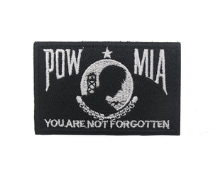 POW MIA Military ARMY NAVY AIRFORCE MARINES USCG Tactical Hook and Loop Morale Patch Ships Free In The USA Ships From The USA PAT-972 A/B/C