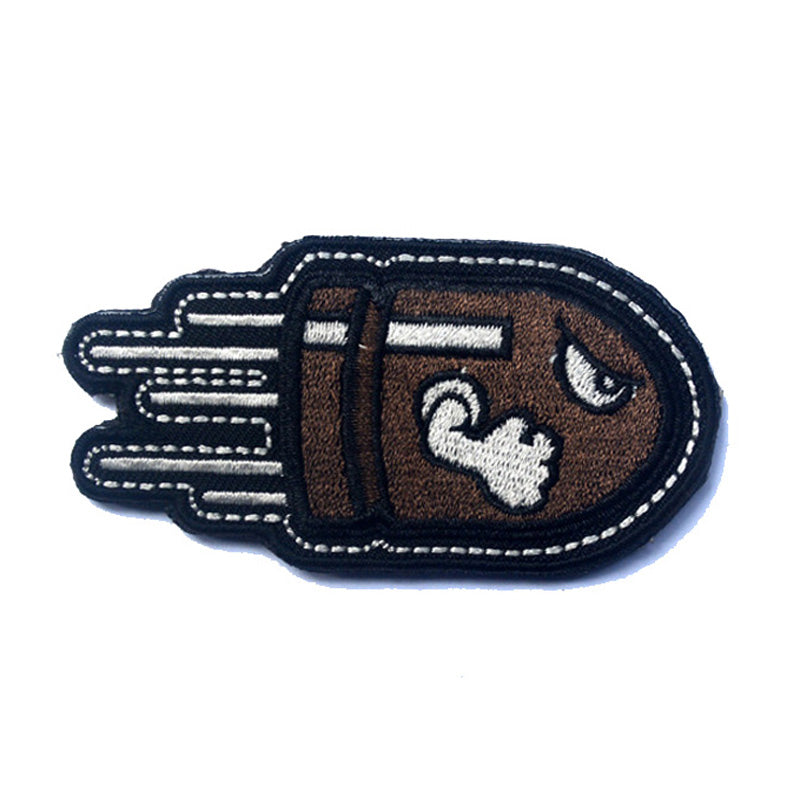 Classic Funny Bullet Military Tactical Morale Hook and Loop Morale Patch FREE USA SHIPPING SHIPS FROM USA