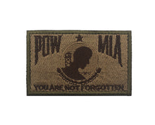 Load image into Gallery viewer, POW MIA Military ARMY NAVY AIRFORCE MARINES USCG Tactical Hook and Loop Morale Patch Ships Free In The USA Ships From The USA PAT-972 A/B/C