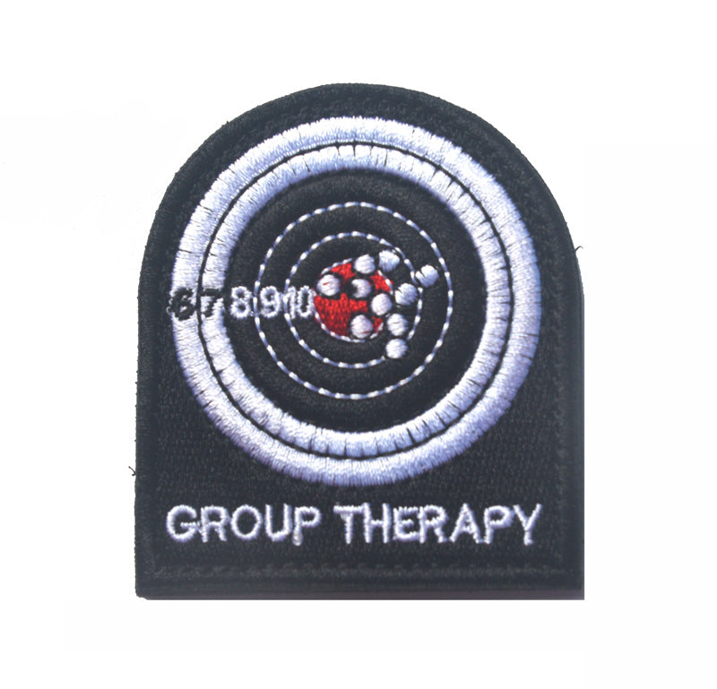 Parody 2A Group Therapy Range Officer Shooting Target Tactical Hook and Loop Morale Patch Ships Free In The USA Ships From The USA