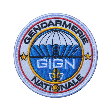 Gendarmerie Nationale GIGN Tactical Hook and Loop Morale Patch Ships Free In The USA Ships From The USA