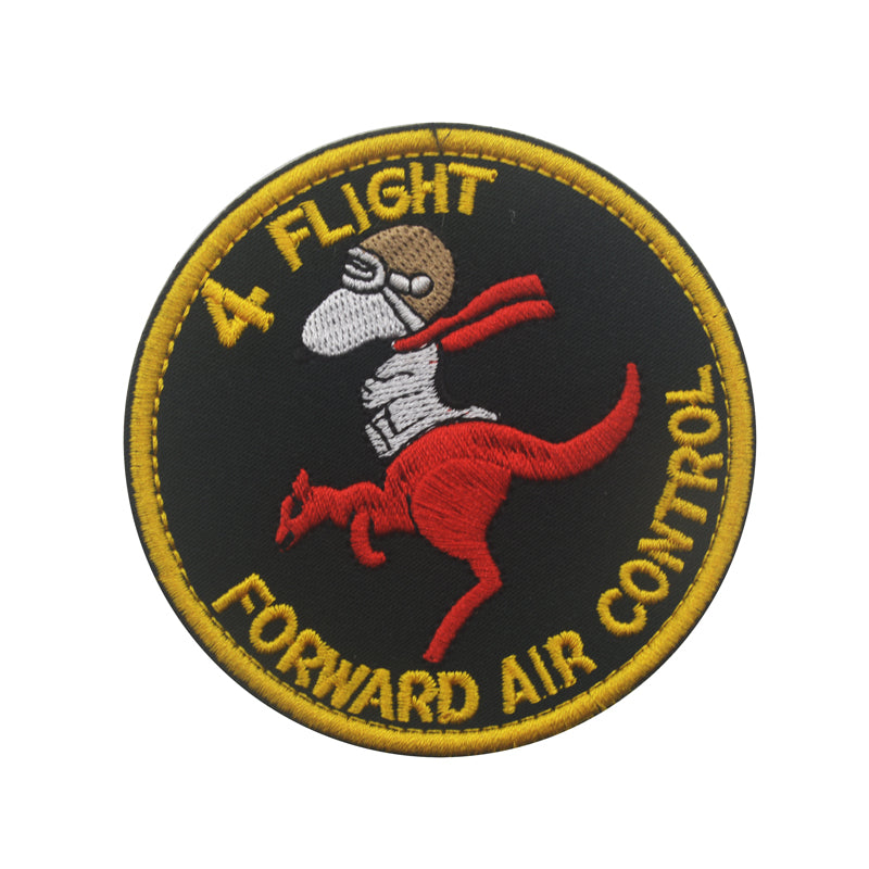RAAF Royal Australian Air Force Number #4 Forward Air Control Tactical Hook and Loop Morale Patch Ships Free In The USA Ships From The USA PAT-980