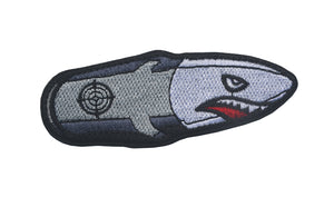 Parody Bullet Shark Round Tigershark 2A Hook and Loop Tactical Morale Patch Free Shipping In The USA Ships From The USA