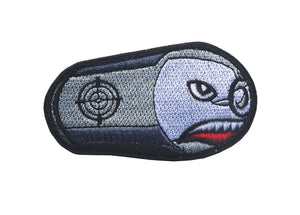 Parody Bullet Shark Round Tigershark 2A Hook and Loop Tactical Morale Patch Free Shipping In The USA Ships From The USA PAT-922/922A