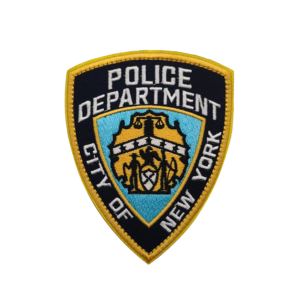 NYPD Shield Hook and Loop Tactical Morale Patch Free Shipping In The USA Ships From The USA