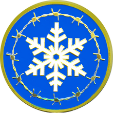 Load image into Gallery viewer, New My Little Border Patrol Agent Snowflake Unicorn Challenge Coin GL16-005