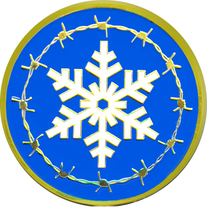 New My Little Border Patrol Agent Snowflake Unicorn Challenge Coin GL16-005