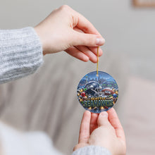 Load image into Gallery viewer, Seattle Seahawks Christmas Holiday Ornament Sublimated Ceramic