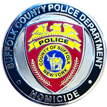 Load image into Gallery viewer, Suffolk County Police Department Gilgo Beach Serial Killer Homicide Challenge Coin DL6-03