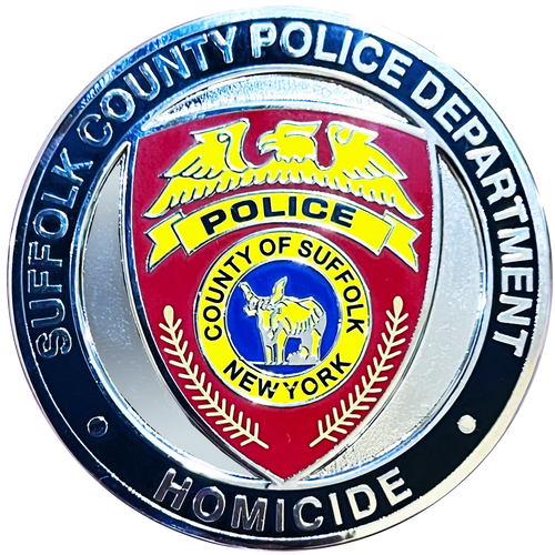 Suffolk County Police Department Gilgo Beach Serial Killer Homicide Challenge Coin DL6-03