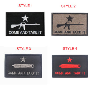 2A Come And Take It Hook and Loop Tactical Morale Patch Ships Free In The USA PAT-719