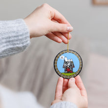 Load image into Gallery viewer, Peanuts Snoopy I Miss Tupac Christmas Holiday Ornament Sublimated Ceramic