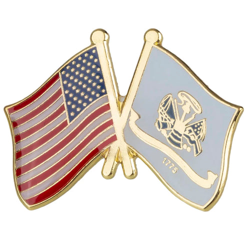 US Army American Flag Lapel Pin Army Ships Free In The USA P-299