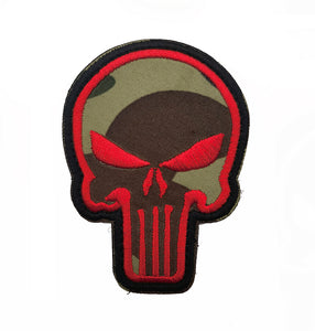 Skull Military Hook and Loop Tactical Morale Patch Ships Free From The USA PAT-761 A-D