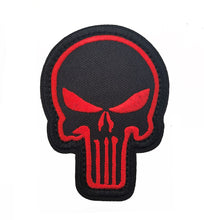 Load image into Gallery viewer, Skull Military Hook and Loop Tactical Morale Patch Ships Free From The USA PAT-761 A-D