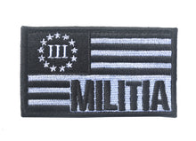 Load image into Gallery viewer, US Flag Militia III 3 Pecenter Military Hook and Loop Tactical Morale Patch Ships Free From The USA PAT-