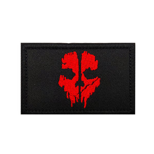 Red Dripping Skull Military Hook and Loop Tactical Morale Patch Ships Free From The USA PAT-767