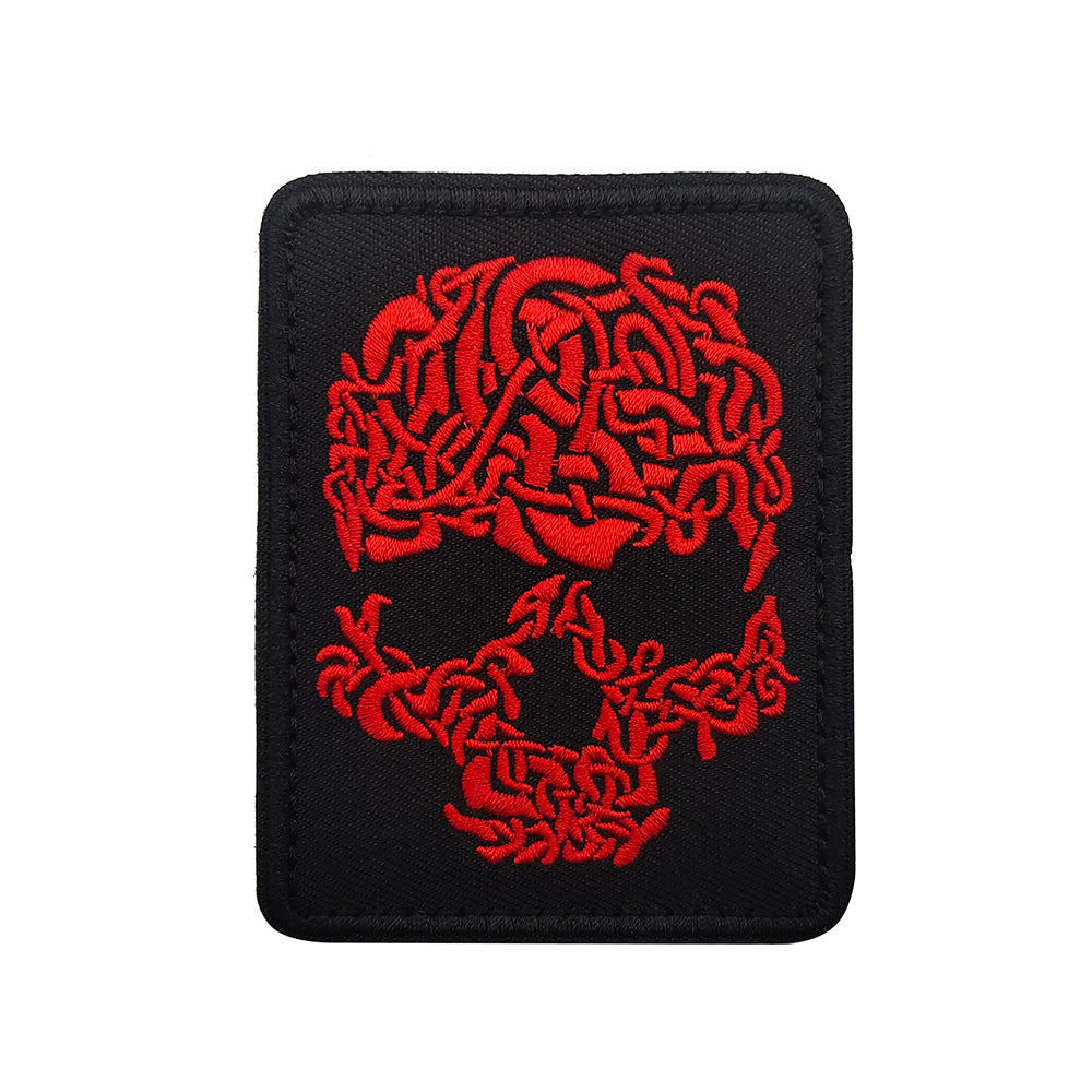 Celtic Warrior Skull Embroidered Hook and Loop Tactical Morale Patch Ships Free In The USA PAT-777