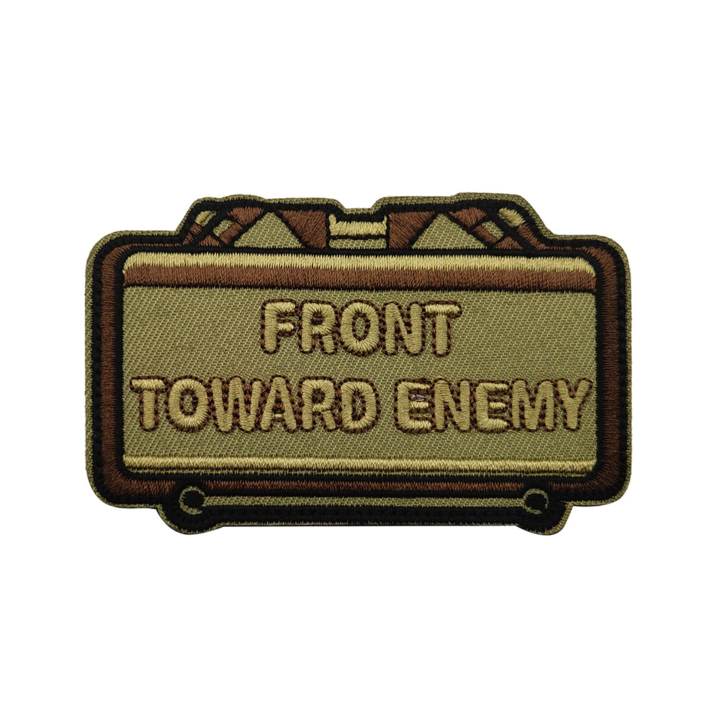Camo Green Version M18A1 Claymore Mine Front Toward Enemy Embroidered Hook And Loop Tactical Morale Patch Ships Free In The USA PAT-762