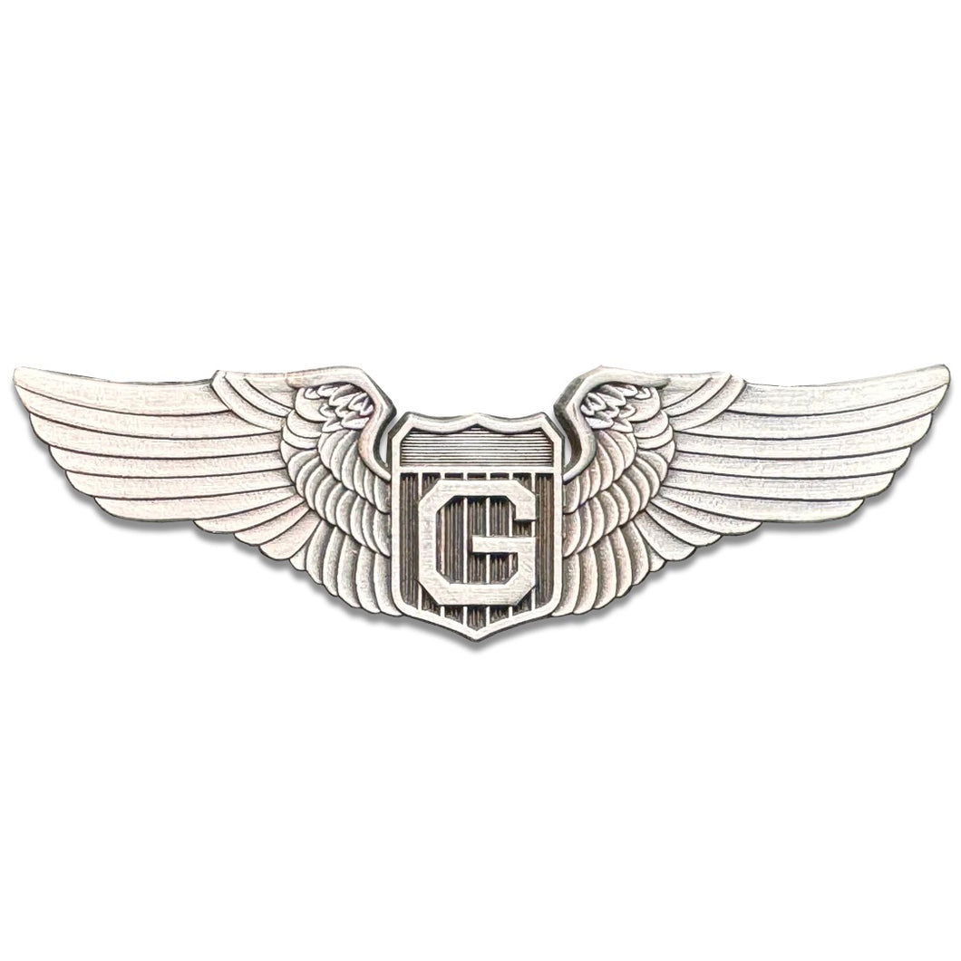 WW2 AAF Glider Pilot Wings pin replica collectible aviation aviator 3 inch GL16-002 P-292