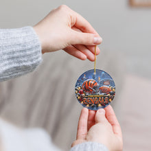 Load image into Gallery viewer, Cincinnati Bengals Football Christmas Holiday Ornament Sublimated Ceramic