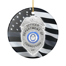 Load image into Gallery viewer, Connecticut Department of Rehabilitation and Correction Christmas Holiday Ornament Ceramic