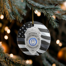 Load image into Gallery viewer, Connecticut Department of Rehabilitation and Correction Christmas Holiday Ornament Ceramic