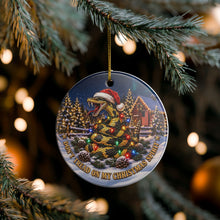 Load image into Gallery viewer, Gadsden Don't Tread On Me My Christmas Holiday Ornament Sublimated Ceramic